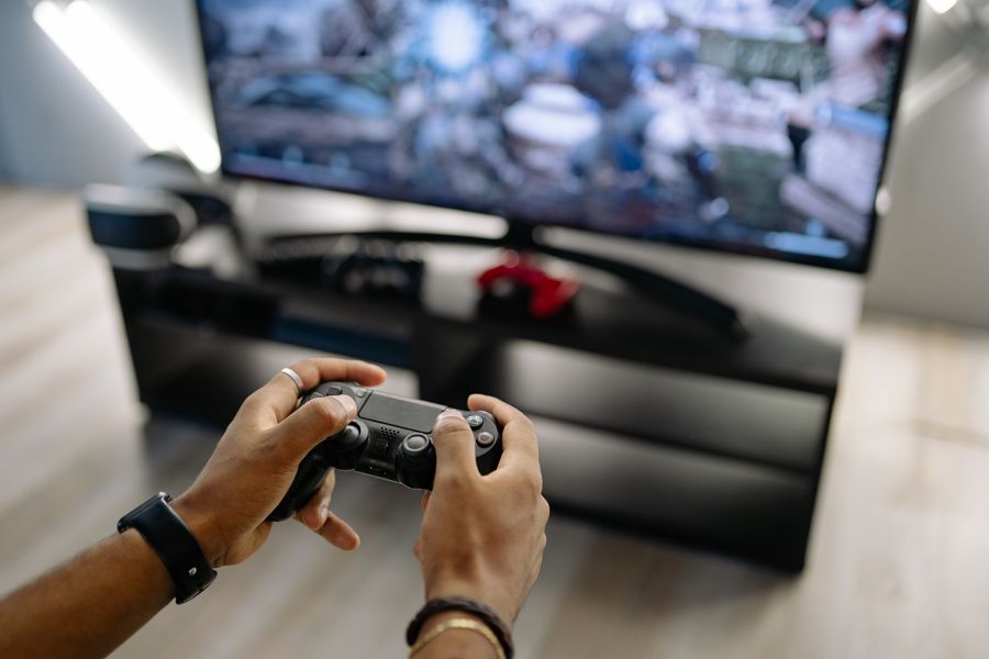 Controlador de videojuegos para configuración 4K y HDR