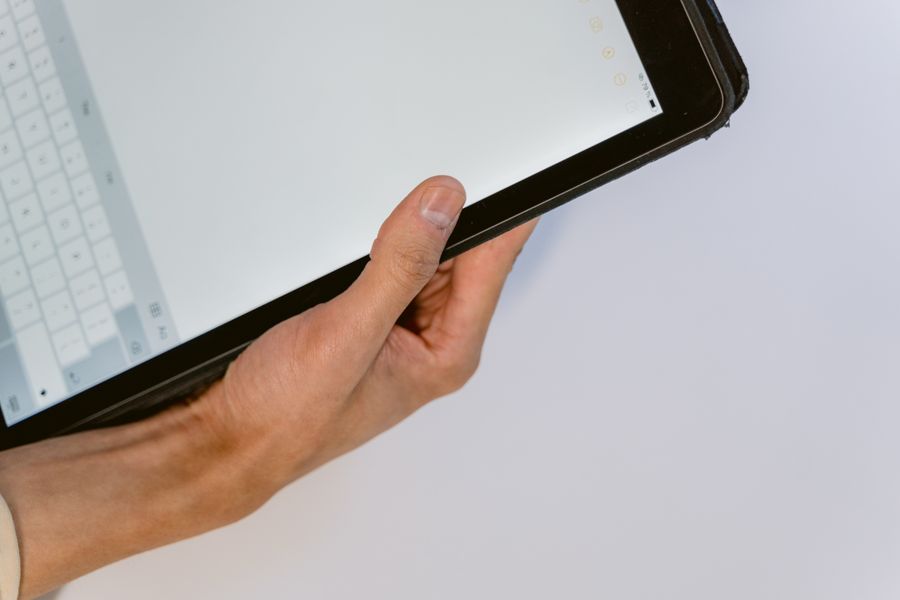 tablet ipad teclado virtual 1 1 Tablet iPad con teclado virtual
